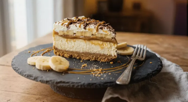 Classic Banoffee Cheesecake – A British-Inspired No-Bake Dessert