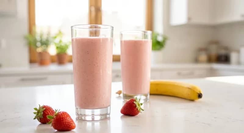 Easy Strawberry Banana Smoothie Recipe