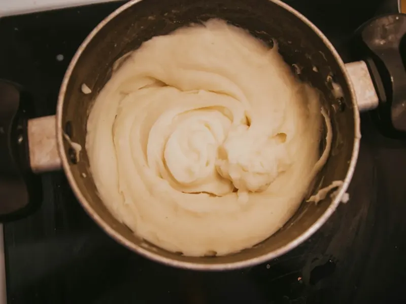 Make the parsley cream sauce - Step 3 for Traditional Fish Pie with Creamy Mash Topping