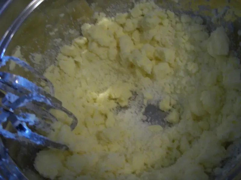 Cream the butter and caster sugar - Step 2 for Classic Victoria Sponge Cake with Jam and Cream